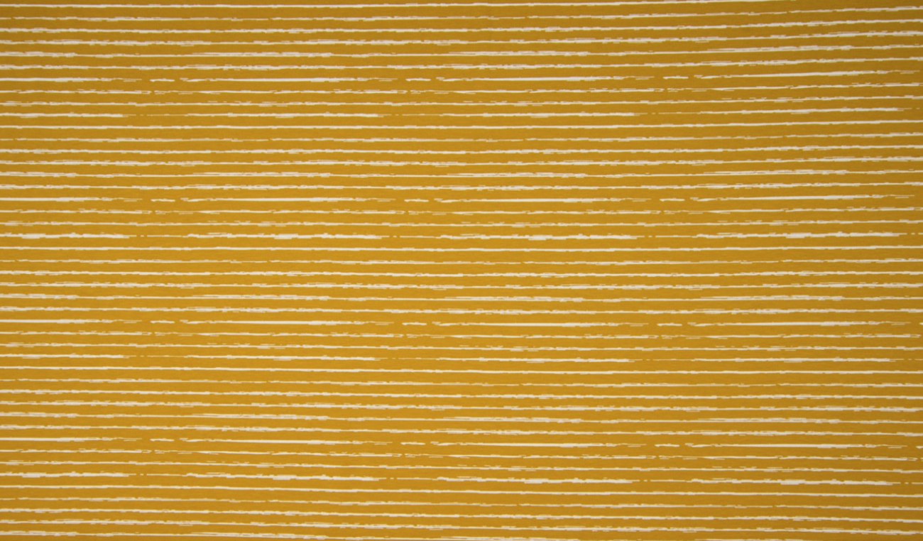 Baumwolle Popeline Stripes - Senf